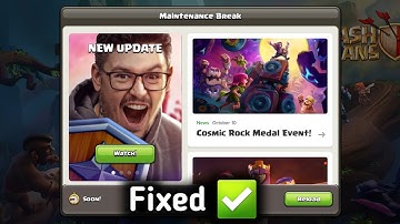 How to Fix “Maintenance Break” Problem in Clash of Clans | Easy Solution
