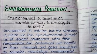 Essay on Environmental Pollution | Environment pollution-  Types , effect, prevention| essay Essay On Environmental Pollution