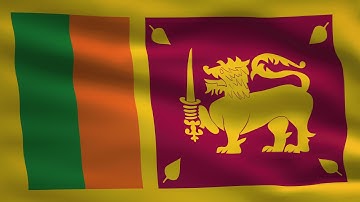 Sri Lanka Flag Animation | 4k | Flags of the World