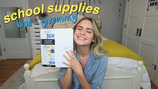 HUGE School Supplies haul + giveaway!! | Summer Mckeen