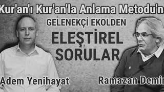 Kurani Kuranla Anlama Metoduna Eleşti̇ri̇ler