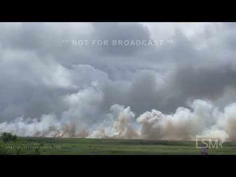 07-23-2026 Hackberry, LA - Lightning Strike During TS Bertha Causes Wildfire