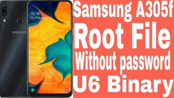 Samsung A305F U6 Android 10 ROOT+TWRP File By Without Password
