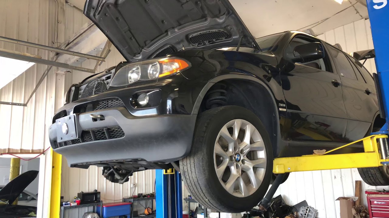 06 BMW X5 clutch replacement pt1 YouTube