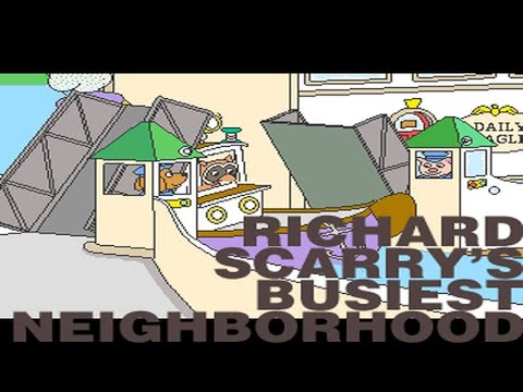 Richard Scarry's Busiest Neighborhood Disc Ever (DOS, 1994) Retro Review -Interactive Entertainment