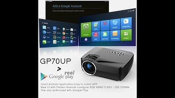 LEJIADA GP70UP LED Portable Projector