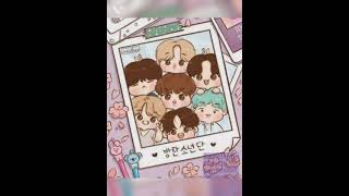 BTS cartoon characters pictures