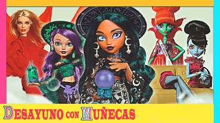 NOVEDADES MOONSPELL MAGIC, MONSTER HIGH Y BARBIE 💎 Desayuno &amp; Muñecas #009