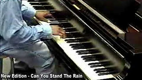 New Edition - Can You Stand The Rain - Dr Remix on piano (old version)