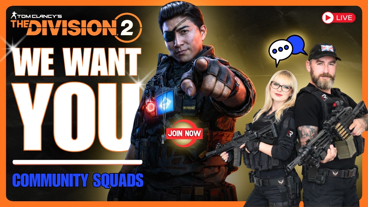 🔴 LIVE | Community Night — Raids, Squads & More | The Division 2