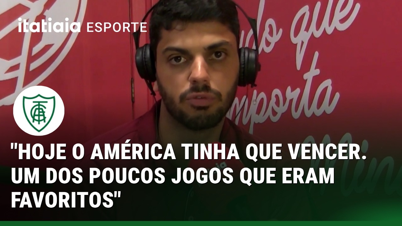 VINICIUS ANDRADE ANALISA ATUAÇÃO DO AMÉRICA E EXALTA POSTURA DO TIME
