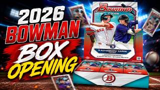 Opening a 2026 Bowman Jumbo Box.