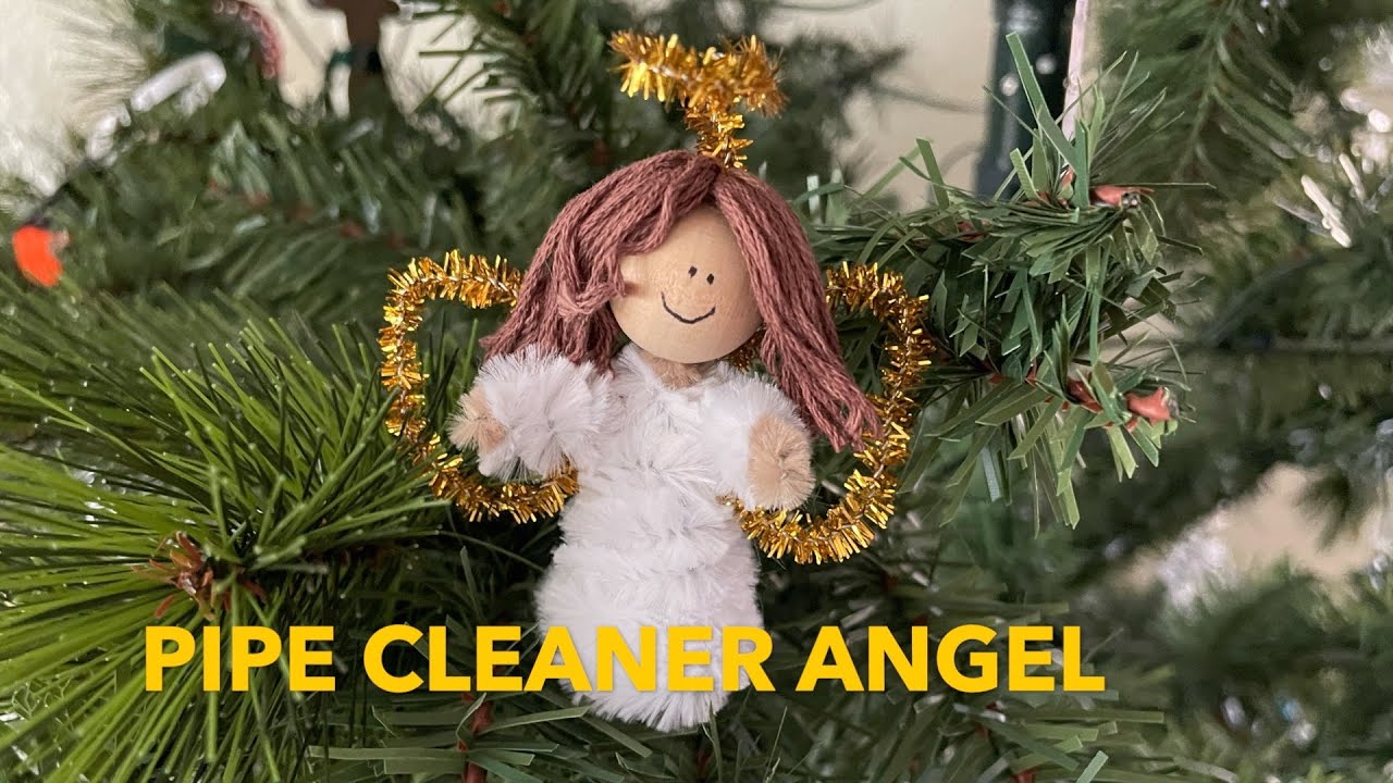 How to Make a Pipe Cleaner Angel YouTube