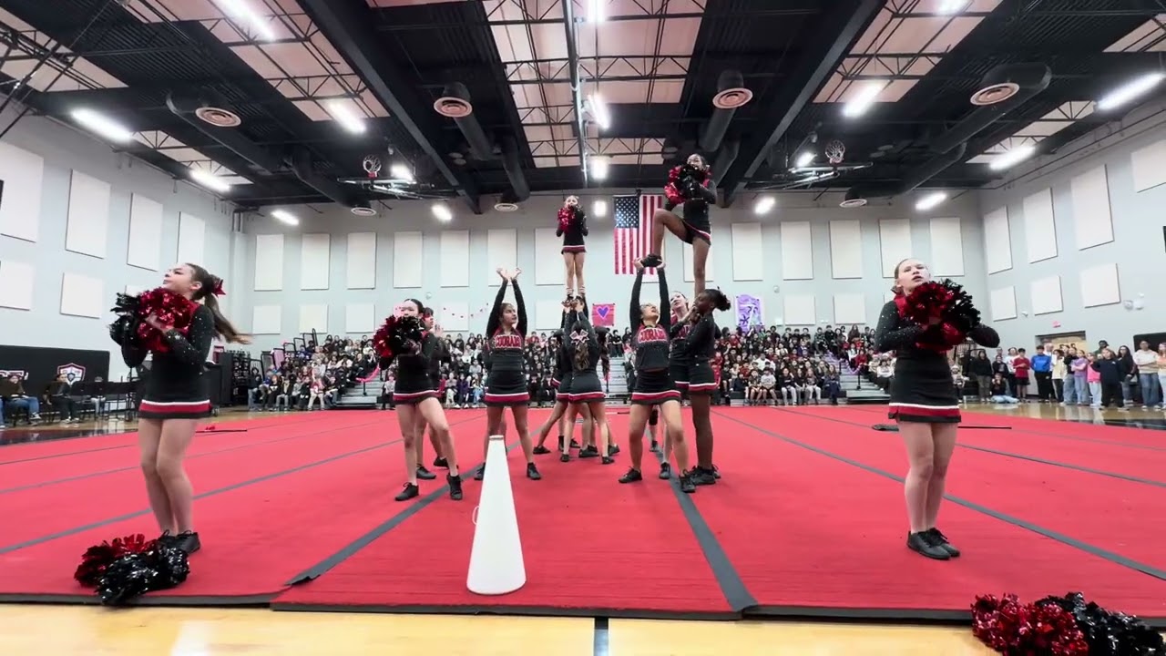 Cheer Performance- Feb. 12 assembly 