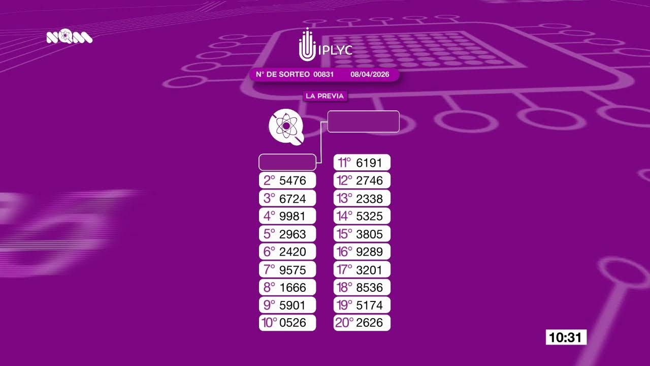 Sorteo 0831 La Previa Quiniela Misionera, 8 de Abril 2026 - YouTube
