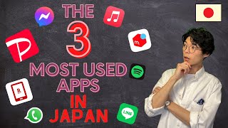 The 3 most used Apps in Japan!!