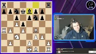 Magnus Carlsens LEGENDARY tactics destroyed 3000+ GM in a Blitz game! #chess