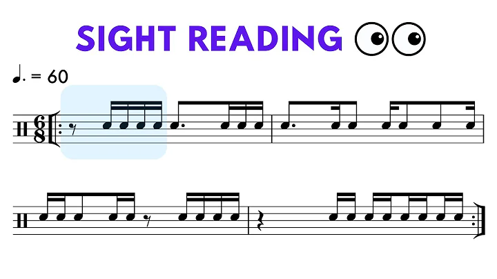 6/8 Rhythms – 20 Exercises for Drummers and Musicians 🥁🎵