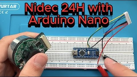 Nidec 24H how to use with Arduino!!