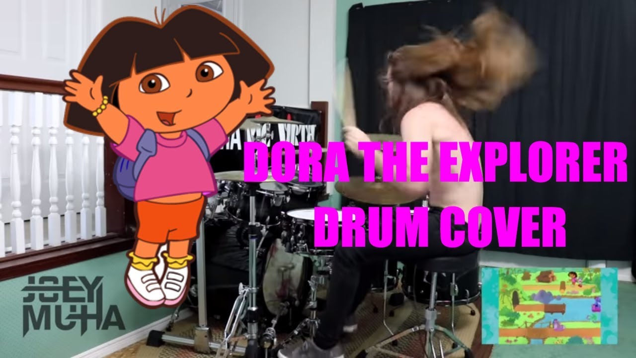 Dora The Explorer Theme DRUM COVER JOEY MUHA YouTube