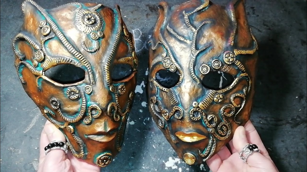 Diy Blank Mask Form For Paper Mache - For a Fast and Easy Custom Mask 