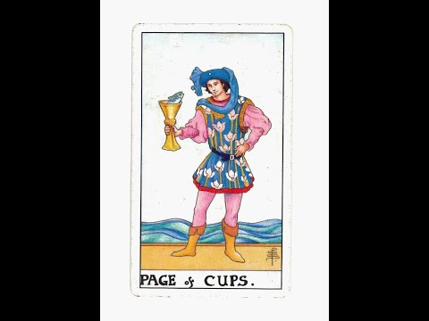 ความหมายของ (Tarot Cards) เด็กถือถ้วย หรือแก้ว