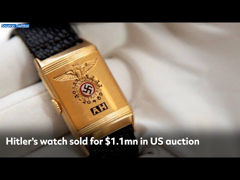 Hitler's Watch Sold For 1.1Mn In Us Auction