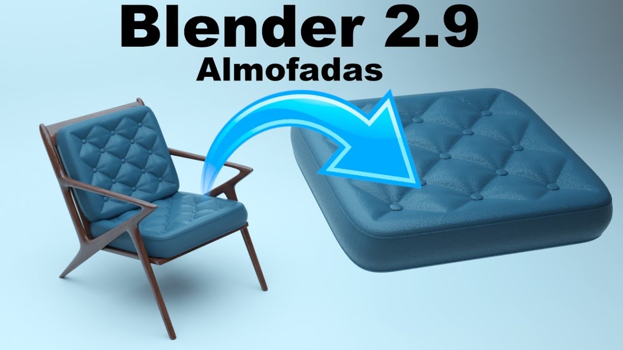 Modelagem no Blender 2.9 - Almofada - YouTube