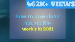 IOS zip file direct download