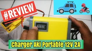 Cara Menggunakan Cas Aki Motor 12 Volt Wipro #ChargerAki