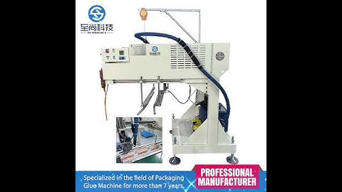 In-line four-axis hot-melt glue dispensing machine for packaging production assembly #machine