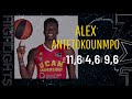 Alex anteokounmpo ucam murcia liga eba 2021 highlights 116 puntos  46 reboes  96 ranking 