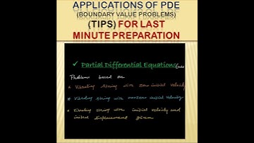 Applications of Pde (Bvp)-Tips for last minute Preparation-Engineering Mathematics 3#shorts#ytshorts