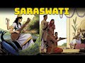 Saraswati  the wonderful goddess of wisdom and the arts in hindu mythology