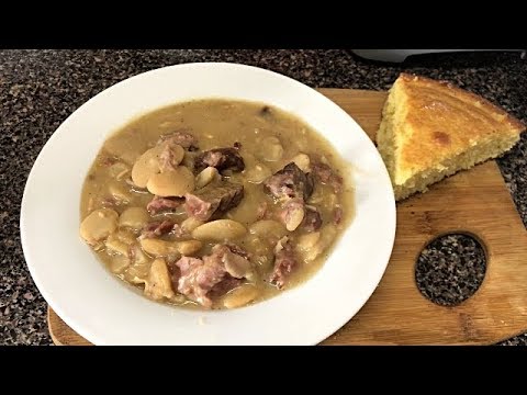 How To Make Lima Beans And NeckBones