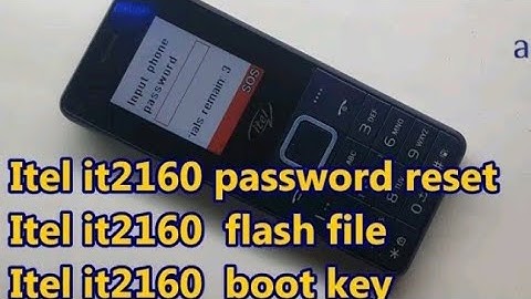 SUBSCRIBE FIRST ITEL2160 fast reset code without pc.. easy