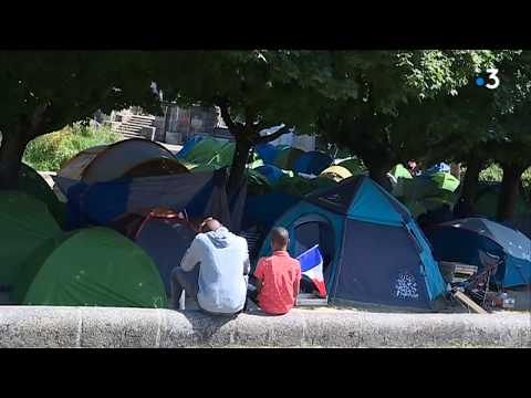 Nantes : les migrants s'entassent dans un bidonville