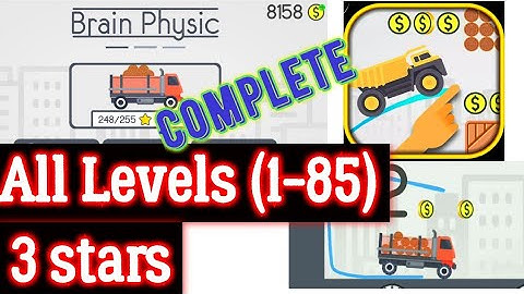 Brain It On The Wood Trucks All levels (1-85) Brain physic complete Android Solution