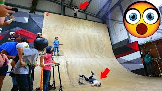 19 FEET SCOOTER DROP GONE WRONG...*ambulance called* 19 FEET SCOOTER DROP GONE WRONG...*ambulance called*