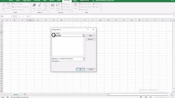 เริ่มต้น Hello World โดยใช้ Visual Basic (VB) ใน Excel