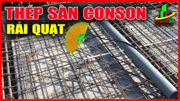 Cách rải thép sàn ban công thép sàn conson Cách rải sắt sàn rải quạt đúng kỹ thuật xây dựng