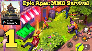 Epic Apes: MMO Survival Gameplay Walkthrough Part 1 (Android)