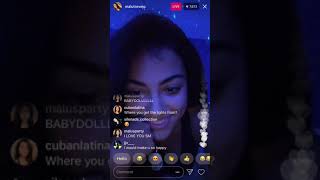 Malu Trevejo Instagram live question and answer