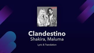 Shakira, Maluma - Clandestino Lyrics English and Spanish - Translation / Meaning screenshot 1