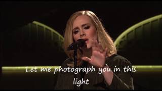 Adele - When we were young LYRICS (Brit Awards 2016)
