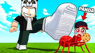HERON DEV OLDU ve KARINCA PANDA'YI EZDİ! - Roblox Ant vs Giant
