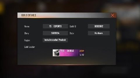 TSE ANURAG GUILD MEMBER IN MY FRND LIST 🔥 @tseanurag01