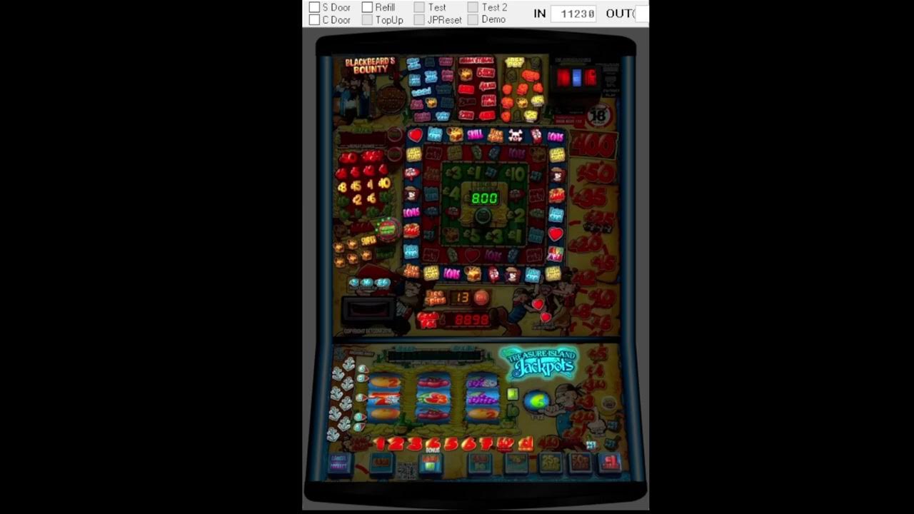 Fruit Machine Treasure Island Jackpots £100 Mega Streak YouTube