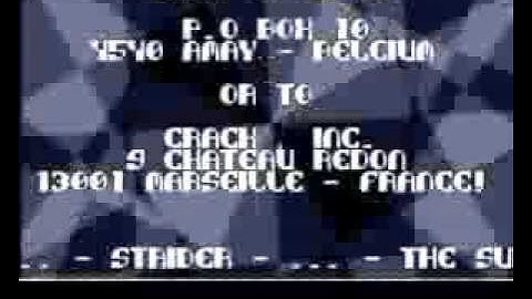 Crack inc - Crack intro (1992) Amiga Cracktro