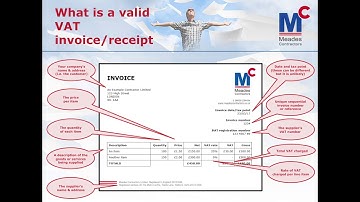 What is a valid VAT Invoice or Receipt?